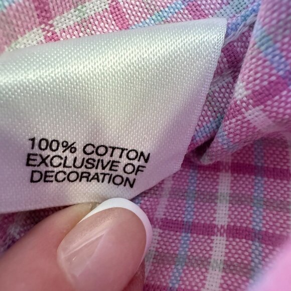 Cremieux‎ Plaid Camp Shirt Mens SIze 2XB Cotton Short Sleeve Button Up Casual - Picture 5 of 7